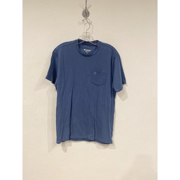 Birddogs Shirt Mens Large Blue Pocket Tee Casual Basic Cotton Poly Blend Logo - Picture 1 of 3